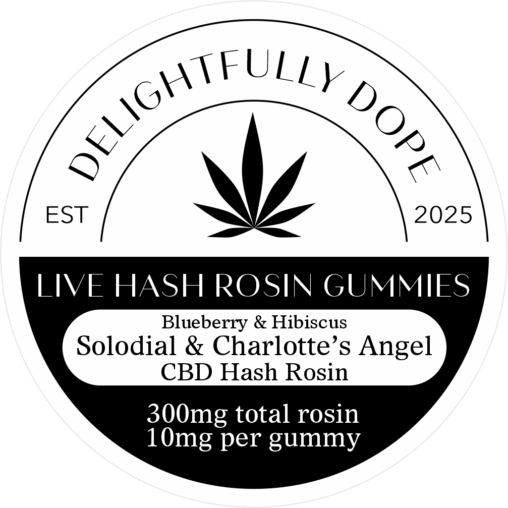 Delightfully Dope – Live Hash Rosin Gummies - CBD 300mg