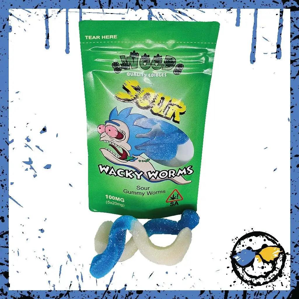 Wacky THC Sour Worms