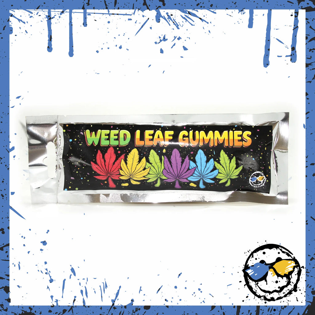 6x THC Assorted Weed Leaf Gummies (180mg)